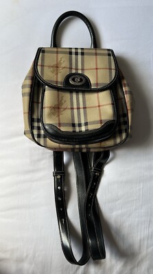 Vintage Burberry Mini Backpack UK