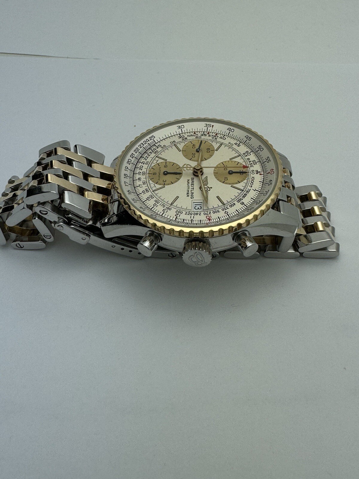 BREITLING Old Navitimer D13022 Chronograph K18YGB… - image 5