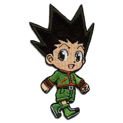 Hunterxhunter Qui-Gon Wandern Patch Voll Körper Pose Bestickt Aufbügeln