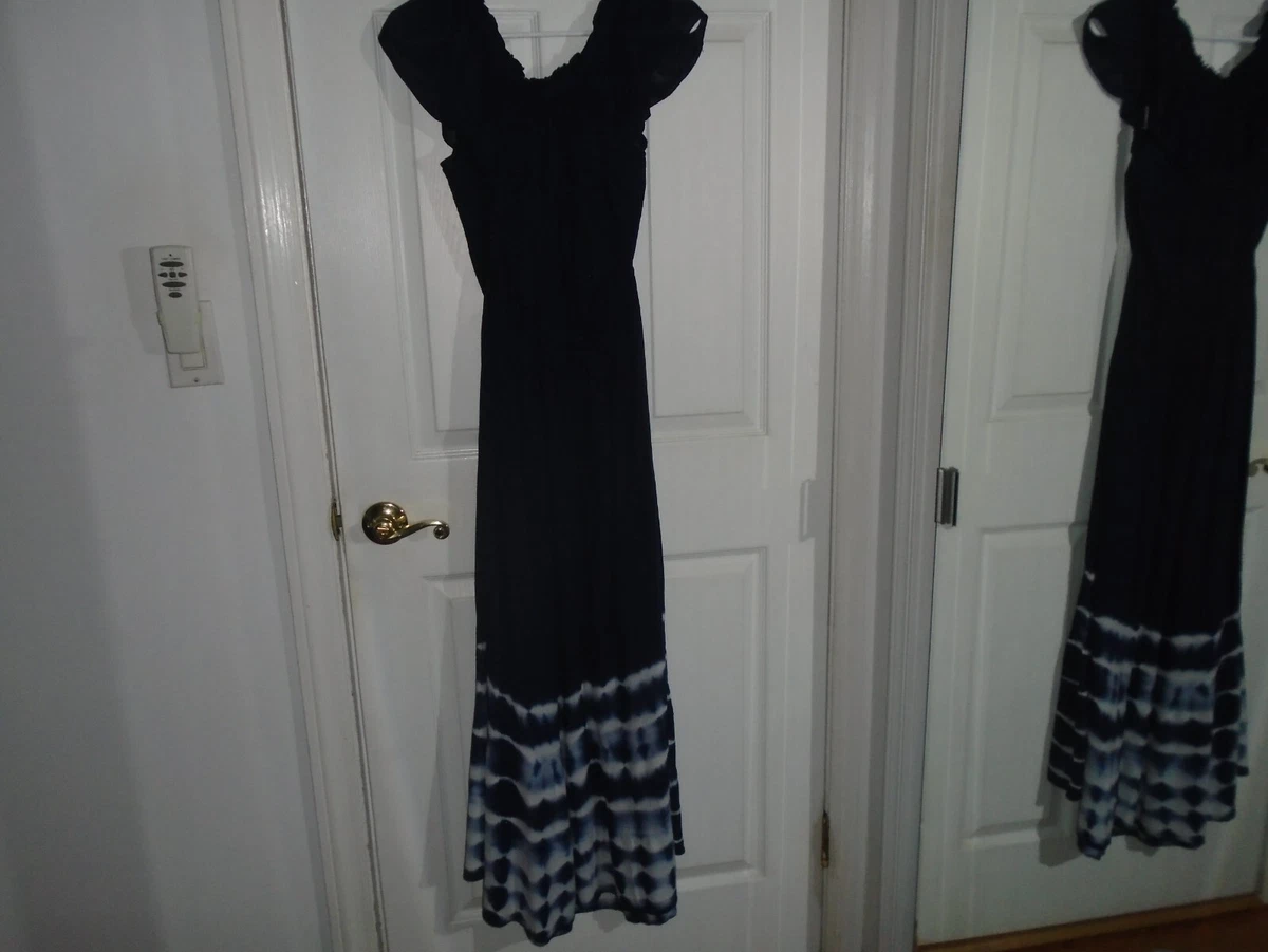 Blue Island Off Shoulder Maxi Dress Size XL