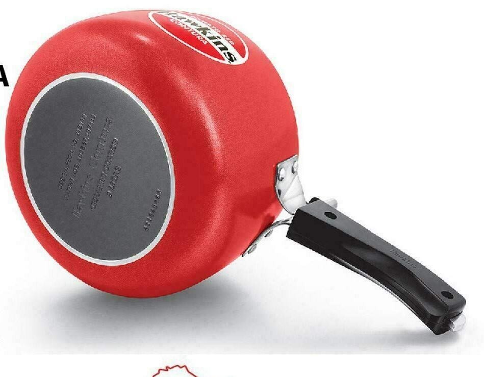 Hawkins Contura Pressure Cooker Aluminium 5 Litres Apple Red Color Best Gift