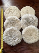 Buffing Pads 6 Pack Cleaned And Recycled 100 Wool 8 Double Sided Buffing Pads 6 Pack Cleaned And Recycled 100 Wool 8 Double Sided