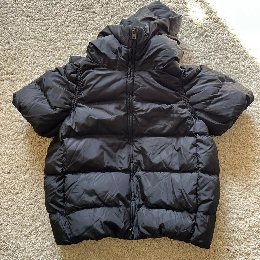 Piumino mezza manica Miu Miu taglia 40 (M) cappuccio con doppia chiusura zip