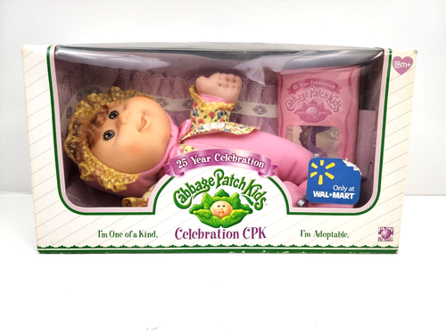 Jakks Pacific 2008 Kohlaufnäher Kinder Feier CPK 10" Mädchen Baby Puppe