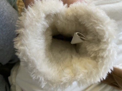 Faux Shearling Boot-Chestnut-Size 6 toddler bin2 - Picture 6 of 6