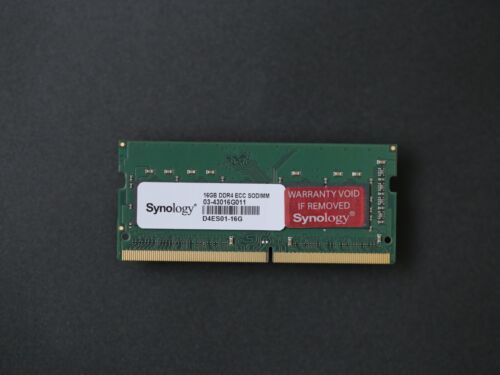 Synology D4ES01-16G 16GB DDR4 3200Mhz ECC Unbuffered Memory SODIMM DS923+ RS822 - 第 1/1 張圖片
