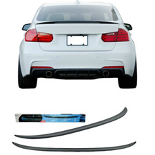 Rear Trunk Spoiler Wing Lip Gloss Black Abs For Bmw 3 Series F30 2012-2018 Sedan