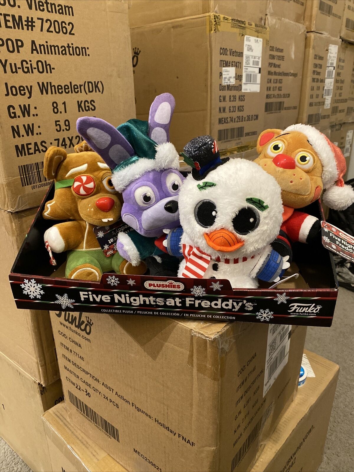 Funko Five Nights At Freddy's Plush Set of 5 - Freddy, Foxy, Bonnie, C