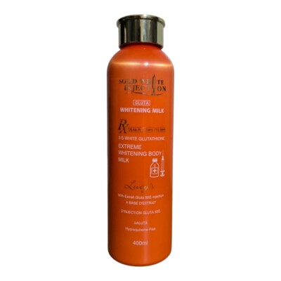 Solid white gluta a-c Zero Problem Extreme body milk. 400ml
