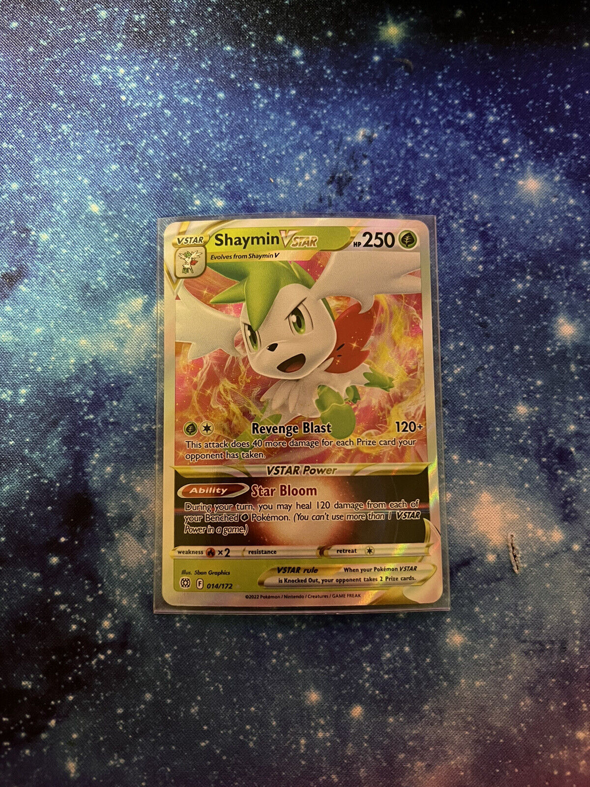 Shaymin V 13-172 SWSH Brilliant Stars Holo Ultra Rare Pokemon Card