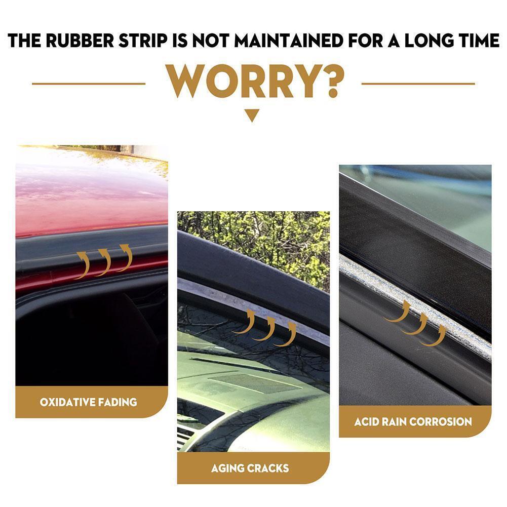 Car Rubber Seal Protectant Restorer Agent Cleaner Rubber Stick Trunks