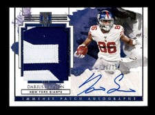 DARIUS SLAYTON 2020 IMPECCABLE IMMENSE PATCH RELIC AUTOGRAPH AUTO #38/75 T7155