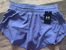 NWT Under Armour Women’s Flex Woven Skort Skirt shorts blue Medium