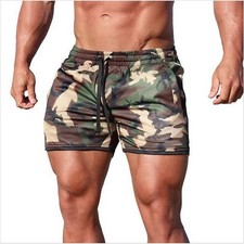Men's Mesh Basketball Gym Shorts Breathable Bodybuilding Training Sweatpants