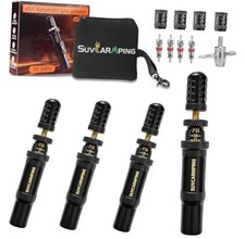 Suvcarmping Adjustable Auto-stop Tire Deflator Valve Kit 10-30 Td06black