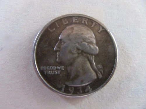 1934-P Washington Silver Quarter Circulated  Condition  VG+   [ACTUAL COIN] #2
