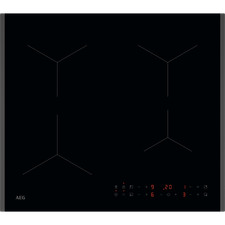 AEG TN64IA00FB 5000 Series 59cm 4 Burners Induction Hob Touch Control Black