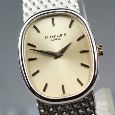 Patek Philippe Golden Ellipse 4226 Manual Watch White Gold 23mm 18J