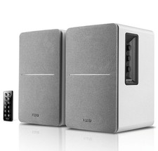 Edifier R1280DB Powered Bluetooth Bookshelf Speakers Optical Input White Silver