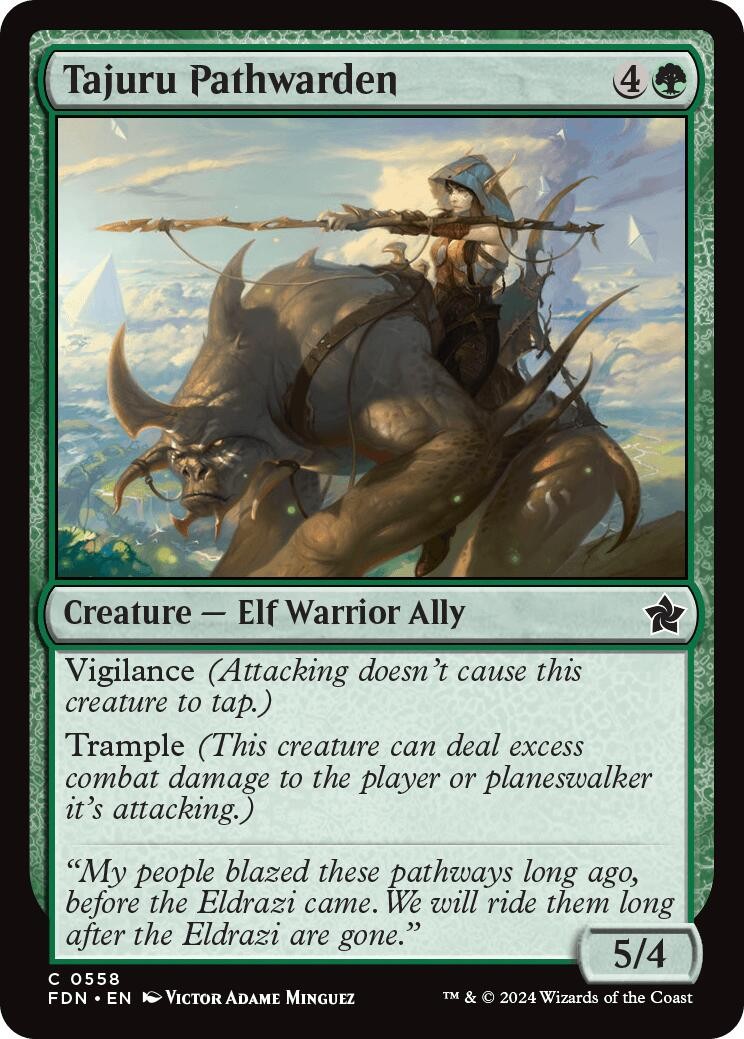 Tajuru Pathwarden - 558 - NM- Foundations