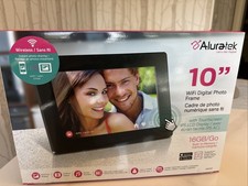 Aluratek - 10 Touchscreen LCD Wireless Wi-Fi Digital 8GB Family Photo Frame C2