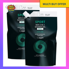 Men Sport 3In1 Shower Gel Refill, 2 X 1000Ml 5.63 per litre