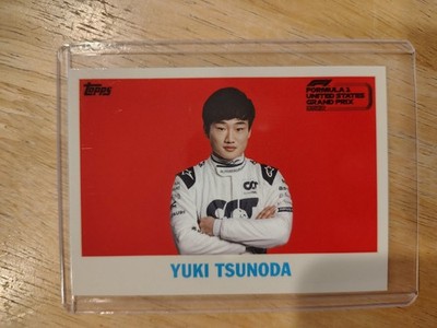 F1 2022 TOPPS Yuki Tsunoda EXCLUSIVE USGP AUSTIN COTA Free USA Shipping