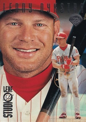 1996 Studio #126 Lenny Dykstra - Philadelphia Phillies