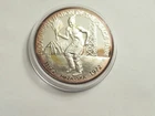 Vintage .8 oz .999 silver round, 1972 Sovereign Nation of the Osage - toning