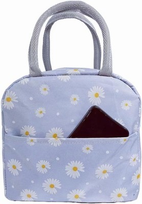 Isolierte Brotzeittasche, Tragbare Thermo Brotzeittasche Kühltasche Lunchbox Organizer