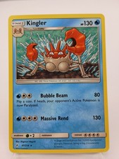 POKEMON KINGLER 47/214 RARE UNBROKEN BONDS NM CARD