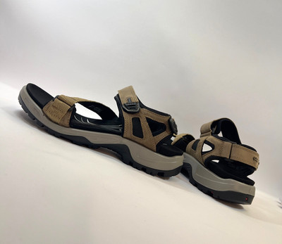 ECCO Offroad Men's Leather Outdoor Sndals Brown US12 Durable Comfort Was$140
