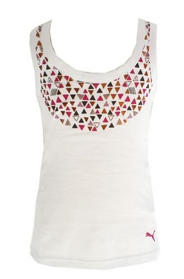 PUMA Mädchen Tank-Top Africa SL Tee Freizeit Shirt Gr 164 Classics Sommer Cotton