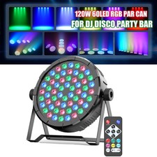60LED 120W PAR Light RGB Stage Lighting DMX Control Beam Party Disco DJ Lights