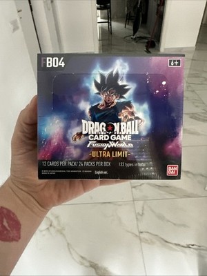 Dragon Ball Card Game Ultra Limit Fusion World Booster Box Englisch Sealed FB04 