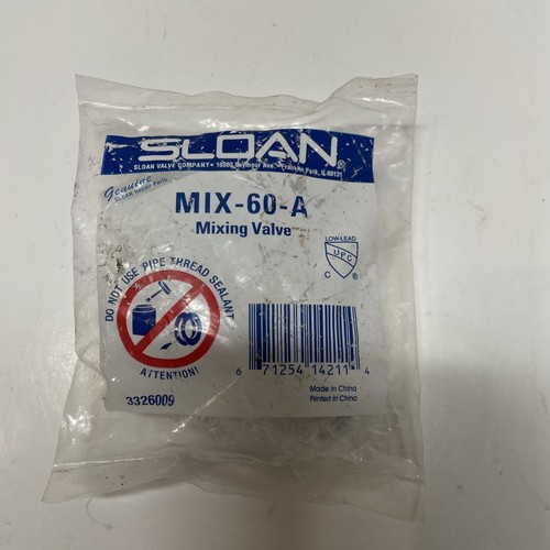 SLOAN MIX-60-A MIXING VALVE
