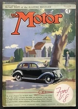 THE MOTOR Magazine 21 Apr 1936 BENTLEY 4? LITRE TESTED  The Lands End Trial