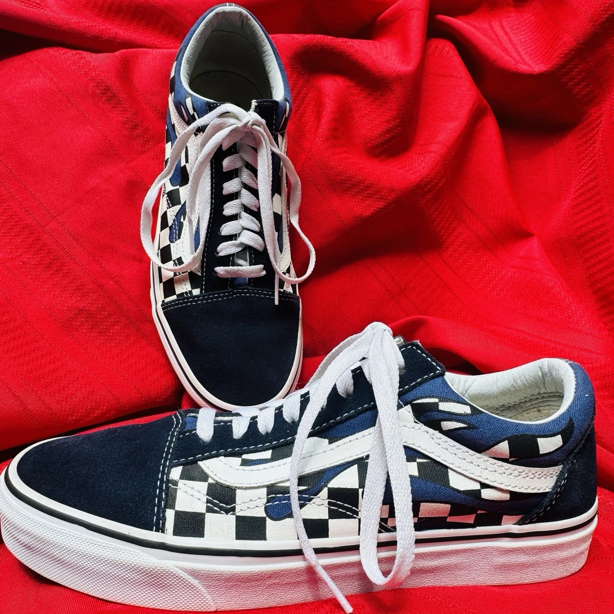 Vans Old Skool Blur Check for sale | eBay
