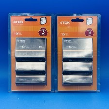 VTG TDK MiniDV 60 Min Tapes 6 Pack 2x 3-Pack Digital Video New / Sealed NOS