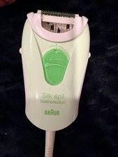 Braun Silk- pil SoftPerfection Epilator Corded Electric w/ Attachments