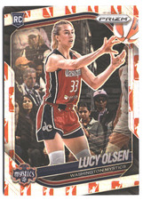 2025 Panini Prizm WNBA #104 Lucy Olsen WNBA Logo Prizms GC014