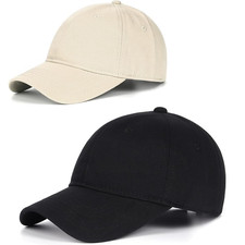 Solid Plain Baseball Cap Blank Hat Ball Men Women Adjustable VC