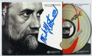 Mick Fleetwood Total Drumming 2002 Signed CD ROM Autographed