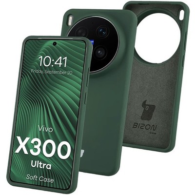 Handyhülle für Vivo X300 Bizon Case Cover Schutzhülle Etui Hülle Dunkelgrün