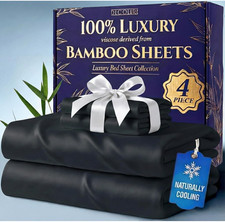 Decolure 100 Viscose derived from Bamboo Sheets 4-piece Sheet Set