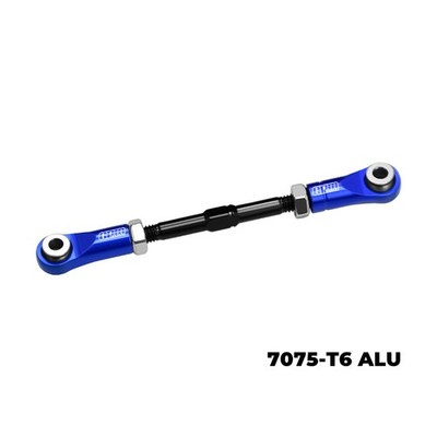GPM Aluminum Servo Steering Link Blue for Vanquish 1/10 H10 Optic Yokohama