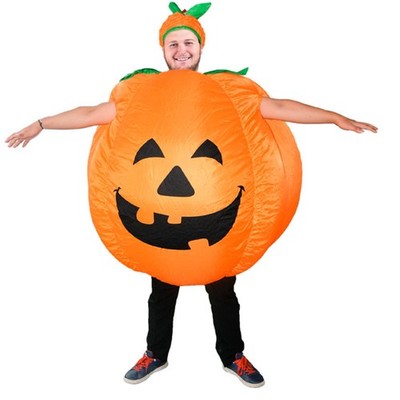 Pumpkin Inflatable Costume Pumpkin Costume Blow Up Suit for Men