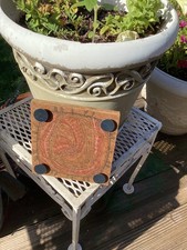 Large Zentangle Flower Herb Press