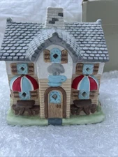 Retired PARTYLITE  COFFEE SHOP TeaLight House With Box P0226