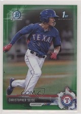2017 Bowman Draft Chrome Green Refractor 93/99 Chris Seise Christopher k0w